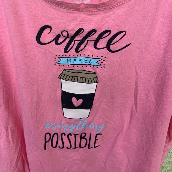 Secret Treasures Pink Lounge/Sleepwear Tee Shirt Size Large - Picture 1 of 6